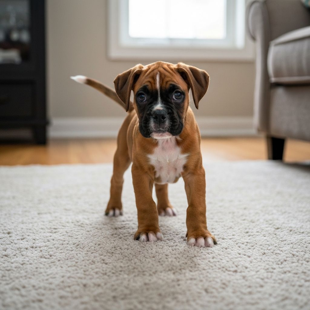 Puppy first steps